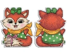 MP Studia Siuvinėjimo kryželiu rinkinys „Linksmas mažas laputis“ 9x7 cm