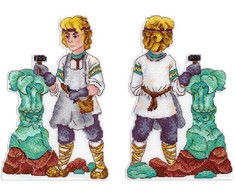 MP Studia Siuvinėjimo kryželiu rinkinys „Meistras“ 19x13 cm SR-1184