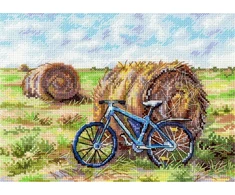 MP Studia Siuvinėjimo kryželiu rinkinys „Dviračio kelionė“ 15×20 cm