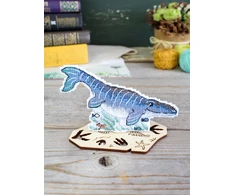 MP Studia Siuvinėjimo kryželiu rinkinys „Dinozaurai. Mozazauras“ 8x12 cm