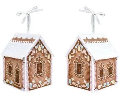 MP Studia Šventinis 3D meduolinis namelis – kryželiu siuvinėjimo rinkinys, 6×8×6 cm