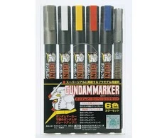 Mr Hobby Mr.Hobby Gundam Marker Basic 6 spalvų markerių komplektas GMS-105