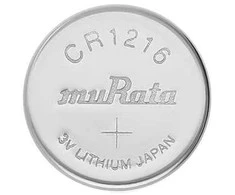 Murata CR1216 3V ličio monetinės baterijos, 5 vnt. rinkinys
