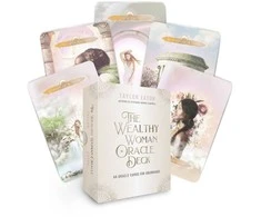 Muse Oracle Press Orakulo Kortų Rinkinys - The Wealthy Woman Orcale Deck, 44 Kortos Su Instrukcijų Knygele, 14x10x3 cm