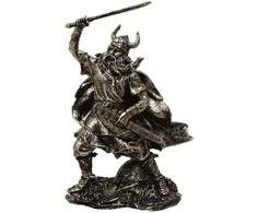 Mysticallstm Mayer Chess Vikingų kario dekoratyvinė statulėlė 20,5 cm – polirezinas