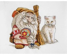 NeoCraft Brownie siuvinėjimo kryželiu rinkinys, 19×21 cm, Zweigart