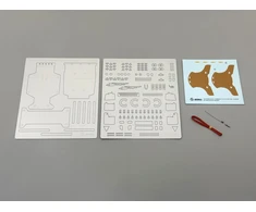 Nunu Beemax Beemax Porsche 911 Carrera 4x4 Paris-Dakar papildymų rinkinys 1/24 E24038
