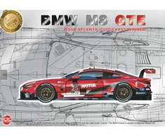 Nunu Beemax NuNu BMW M8 GTE 2020 Road Atlanta nugalėtojas 1/24 plastikinis surenkamas modelis