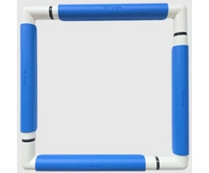 Nurge Mėlynas plastikinis siuvinėjimo rėmelis su spaustukais 29x29 cm