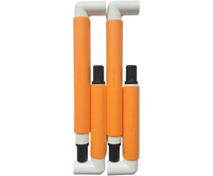 Nurge Oranžinis plastikinis klipsinis rėmelis 21x29 cm
