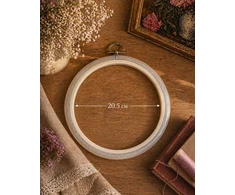 Nurge Permatomas apvalus siuvinėjimo lankelis 20,5 cm Flexi Hoop