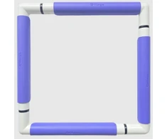 Nurge Plastikinis klipsinis rėmelis siuvinėjimui 29x29 cm, alyvinis
