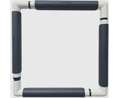 Nurge plastikinis klipsų rėmelis 29x29 cm, pilkas