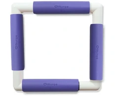 Nurge Plastikinis spaustukinis siuvinėjimo rėmelis 21x21 cm, alyvinis