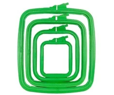 Nurge Pazarlama Nurge Aikštės (stačiakampis) plastikiniai lankai 14,5*16,5 cm (žalias) 170-12GREEN