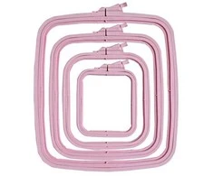 Nurge Pazarlama Nurge kvadratinis (stačiakampis) plastikinis lankelis 25x28 cm (rožinis) 170-14PI