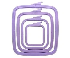 Nurge Pazarlama Nurge Kvadratiniai (Stačiakampiai) Plastikiniai Lankai 19,5*22 cm (alyvinis) 170-13LI