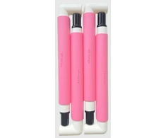 Nurge užsegamas rėmelis siuvinėjimui 21x21 cm rožinis