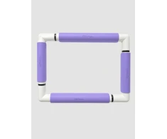 Nurge Violetinis plastikinis siuvinėjimo rėmelis su spaustukais 21x29 cm