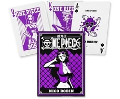 Kolekcinė Kortelė - One Piece Nico Robin 52 Pokerio Kortelės + 2 Džokeriai