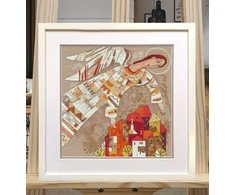 Oven Kryželiu siuvinėjimo rinkinys „Angelas sargas“ 25×25 cm – puiki dovana