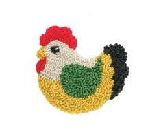 Oven Kryželių siuvinėjimo rinkinys „Višta“ 13.5×12.5 cm – pradedantiesiems