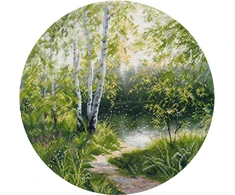 Oven Siuvinėjimo kryželiu rinkinys „Karšta diena“ 25×25 cm