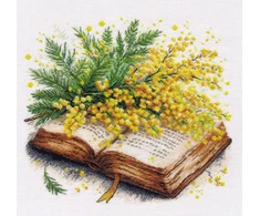Oven Siuvinėjimo kryželiu rinkinys „Pavasario poezija“ 25×23 cm