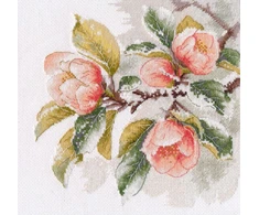 Oven Siuvinėjimo kryželiu rinkinys „Žydinti šakelė“, 20×20 cm