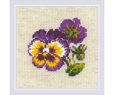 Pair of Pansies siuvinėjimo rinkinys iš RIOLIS Nr.: 1857