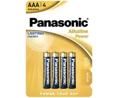 Panasonic Alkaline Power AAA šarminės baterijos 1.5V, 4 vnt.