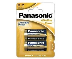 Panasonic C 1.5V šarminės baterijos Alkaline Power, 2 vnt.
