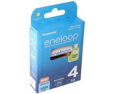 Panasonic Eneloop AA 2000mAh įkraunamos baterijos, 4 vnt.