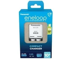 Panasonic Eneloop BQ-CC50 AA/AAA eko baterijų įkroviklis 2xAA