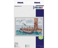 Panna Klart Kryželiu siuvinėjimo rinkinys „Prieplauka“ – kūrybai ir poilsiui