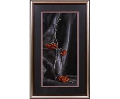 Panna Klart Kryželiu siuvinėjimo rinkinys „Šermukšnio noktiurnas“, 18×38 cm