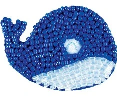 Panna Klart Kryželiu siuvinėjimo rinkinys segė „Banginis“ 5,5×4 cm