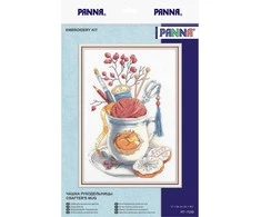 Panna Klart Kryželiu siuvinėjimo rinkinys „Kūrėjos puodelis“ – dovanų idėja