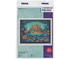 Panna Klart PANNA siuvinėjimo kryželiu rinkinys Jūros karalystė 42.5×33 cm