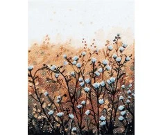 Panna Klart Raminantis siuvinėjimo kryželiu rinkinys „Laukas auštant“, 15.5×20.5 cm