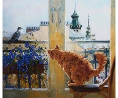 Panna Klart Siuvinėjimo kryželiu rinkinys PANNA „Medžiotojas“, 25x22 cm