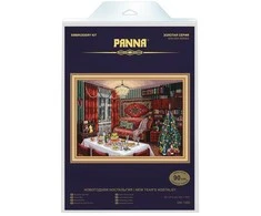 Panna Klart Siuvinėjimo kryželiu rinkinys PANNA „Naujųjų metų nostalgija“ 40×27,5 cm