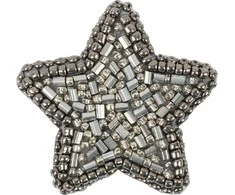 Panna Klart Siuvinėjimo kryželiu rinkinys segė „Žvaigždė“ 4,5×4,5 cm