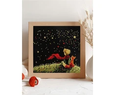 Panna Klart Siuvinėjimo kryželiu rinkinys „Žvaigždžių sapnai“ 17,5 x 17,5 cm