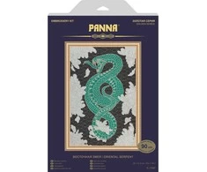 Panna Klart Siuvinėjimo rinkinys kryželiu Rytų gyvatė – elegantiškas dekoras