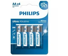 Philips Ultra LR6 AA šarminės baterijos, 4 vnt.