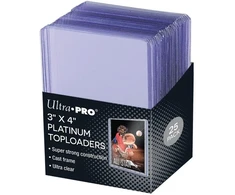 Platinum Toploader dėklai Pokémon ir kolekcinėms kortoms, 25 vnt., Ultra Pro