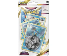 Kolekcionuojamos Kortelės - Pokémon TCG: Sword &amp; Shield: Swampert Astral Radiance Checklane Premium Su 1 Booster Paketu, 3 Promo Kortelėmis, Moneta, Kodo Kortele, Hisui Region