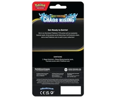 Pokémon TCG Chaos Rising Premium blisteris su promo kortomis ir moneta (ENG)