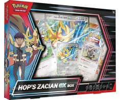 Pokémon TCG Hop'o Zacian ex dėžė (anglų) – promo korta, 4 pakeliai
